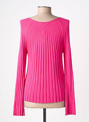 Pulover elasticitate mâneci lungi roz SURKANA femeie