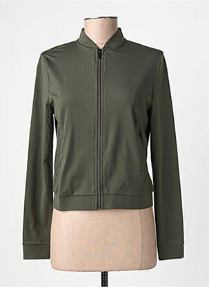 Jachete casual guler rotund verde HBT femeie