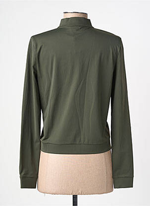Jachete casual guler rotund verde HBT femeie