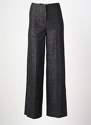 Pantalon evazat elasticitate talie înaltă negru SOAKED femeie