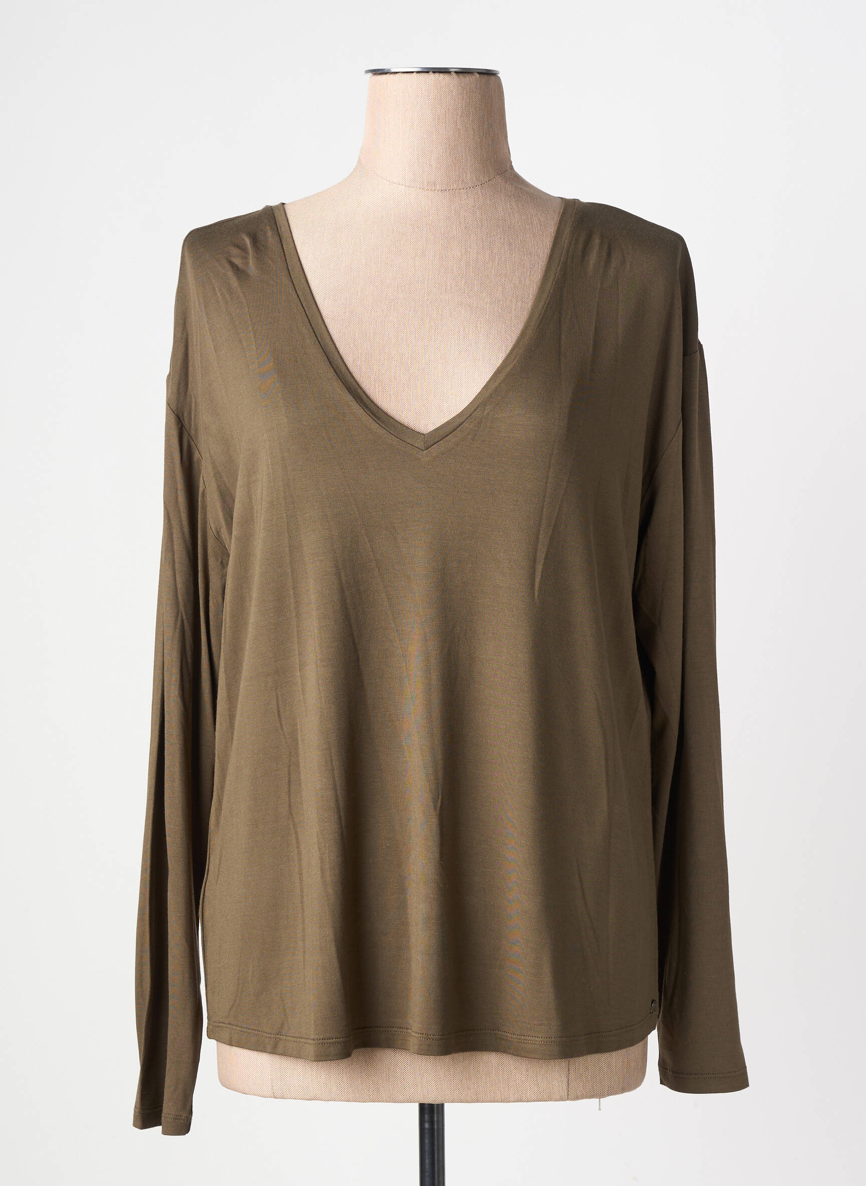 Tricou mâneci lungi mâneci lungi verde SURKANA femeie