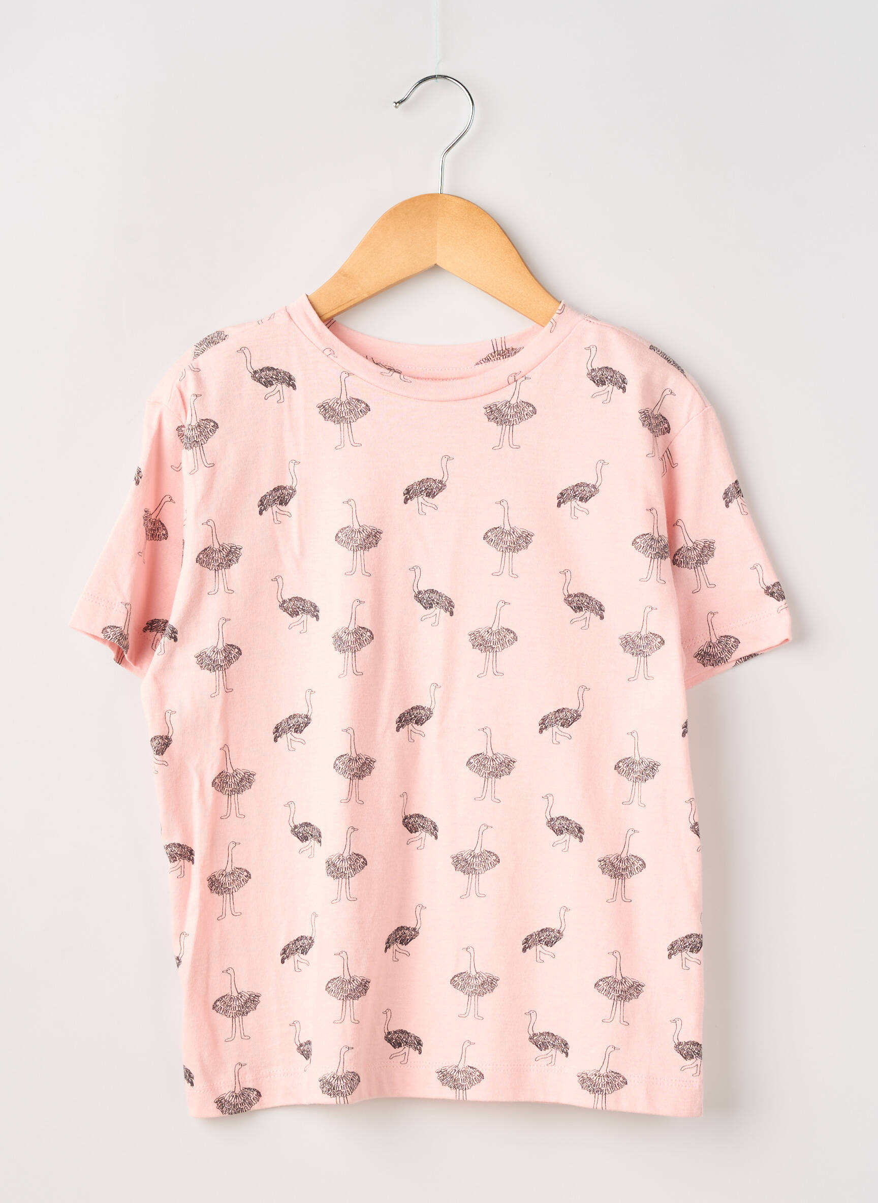 Tricou croială cambrată mâneci scurte roz COMPAÑIA FANTASTICA fată
