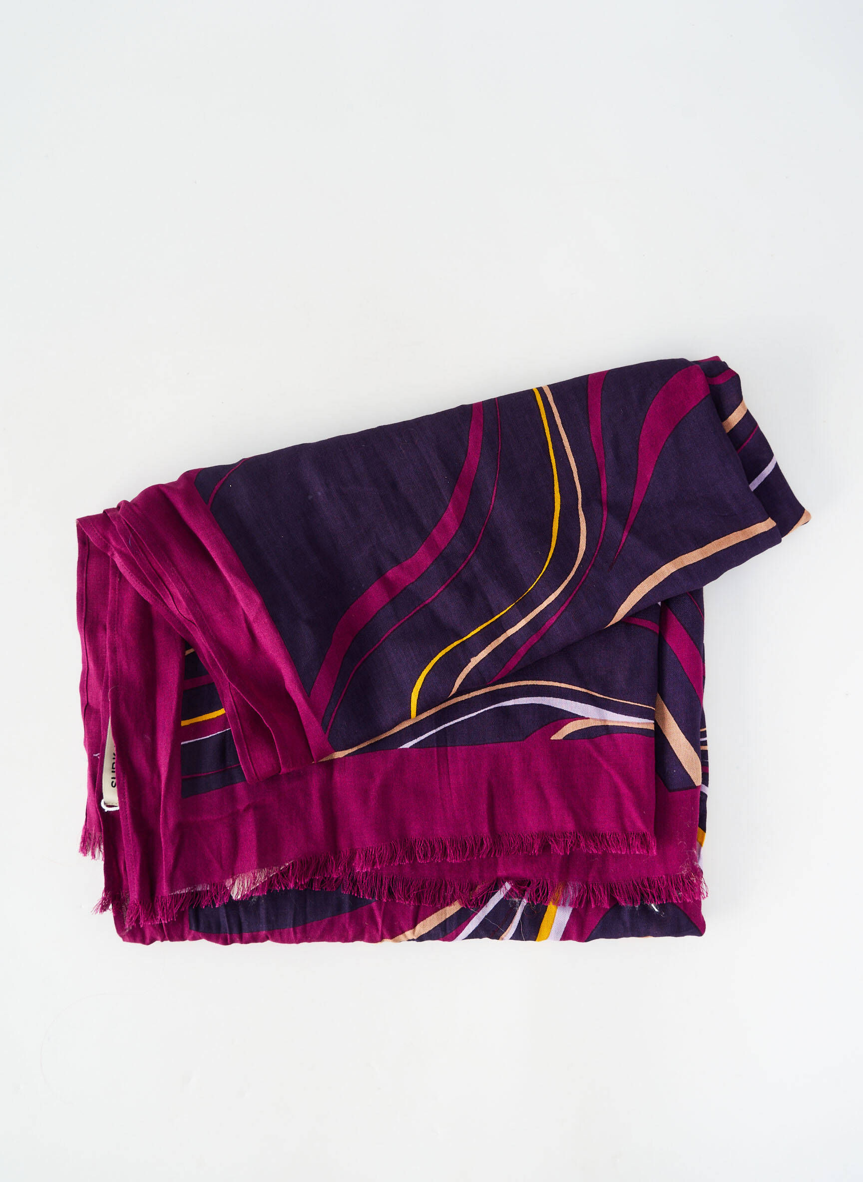 Eșarfă țesătură poplin violet SURKANA femeie