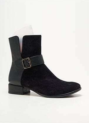 Botine/ghete toc mic toc plat până la 3 cm negru CHIE MIHARA femeie