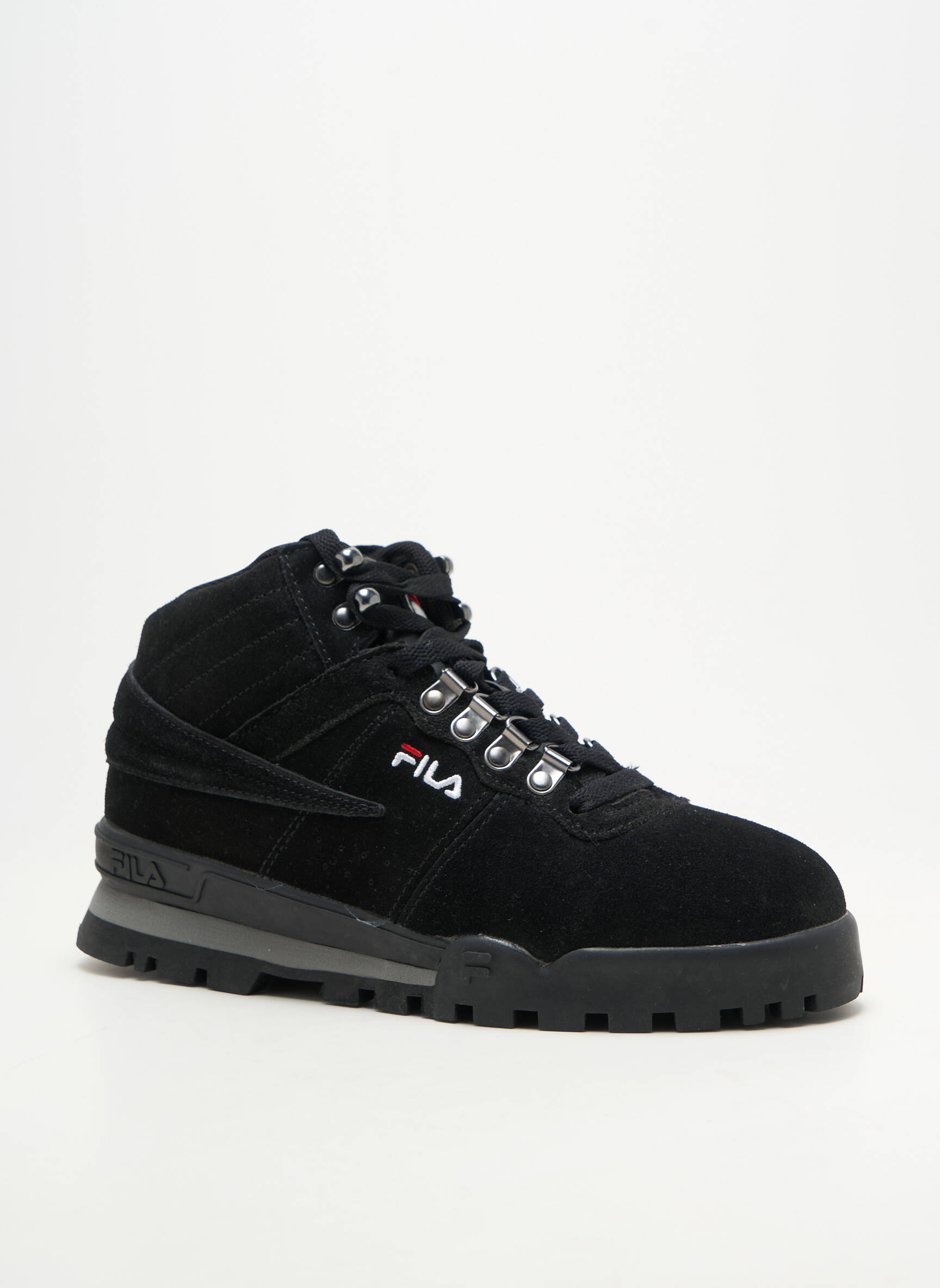 Adidași vârf rotund vârf rotund negru FILA bărbat