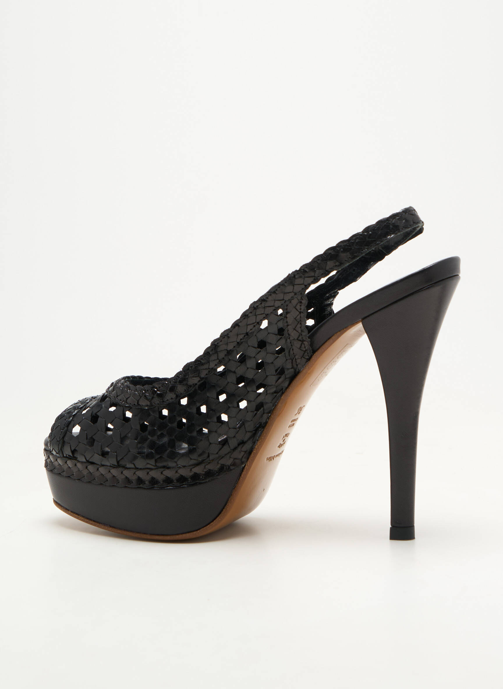 Pantofi cu toc închidere cu buclă(e) toc înalt de 10cm și mai mult negru STEPHANE KELIAN femeie