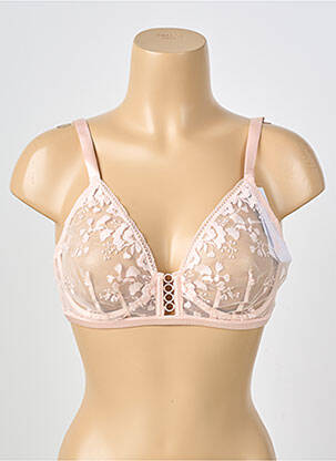 Sutien broderie sutien cupe întregi cu decolteu înalt roz SIMONE PERELE femeie