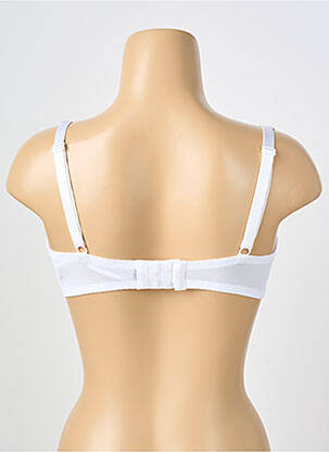 Sutien efect material satinat alb PASSIONATA femeie