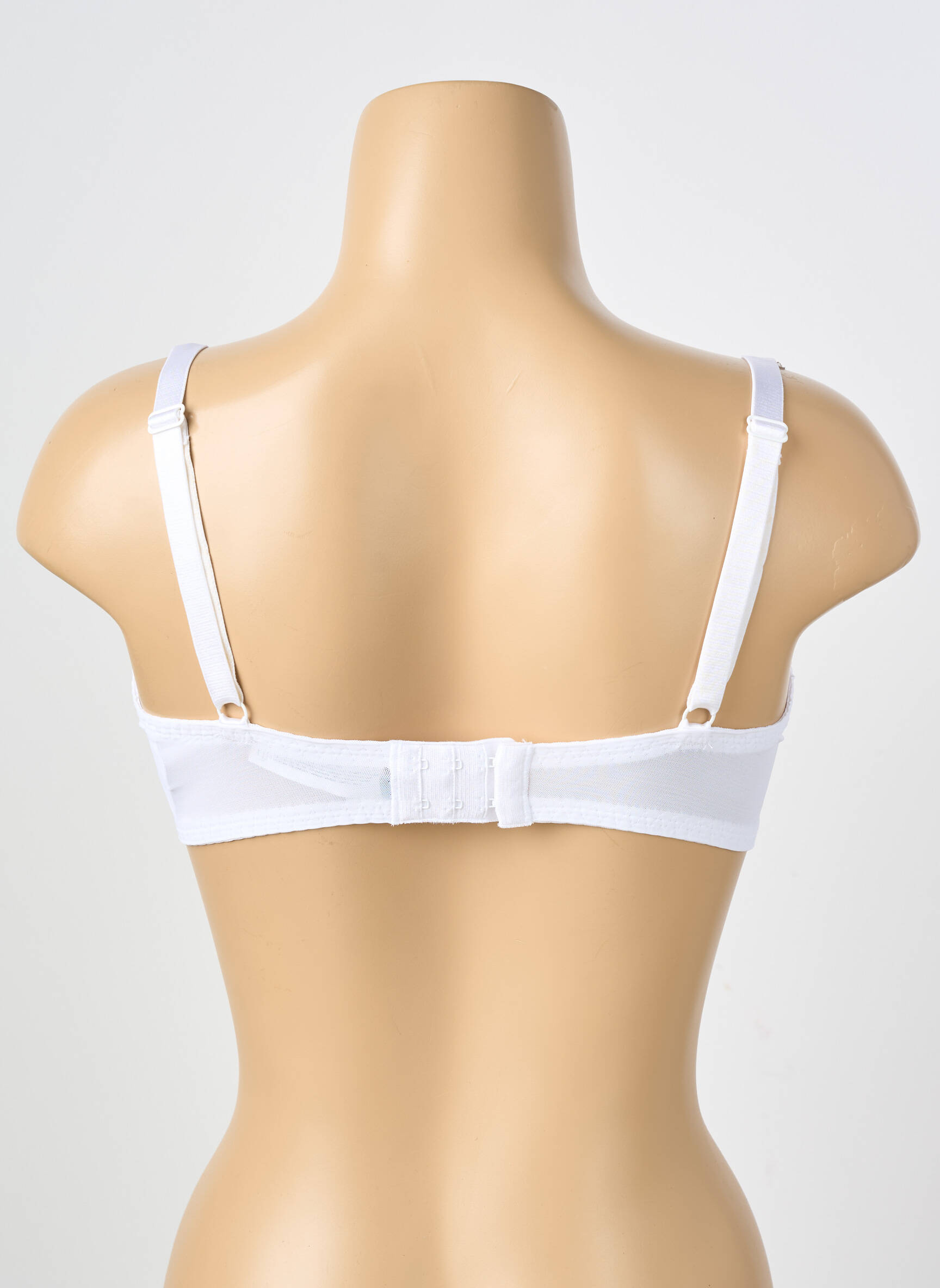 Sutien efect material satinat alb PASSIONATA femeie
