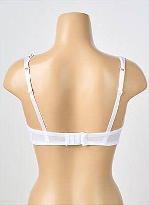 Sutien efect material satinat top sutien modelat alb PASSIONATA femeie