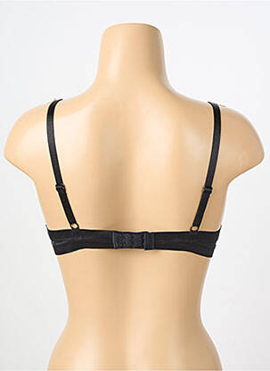 Sutien efect material satinat top sutien push-up negru PASSIONATA femeie