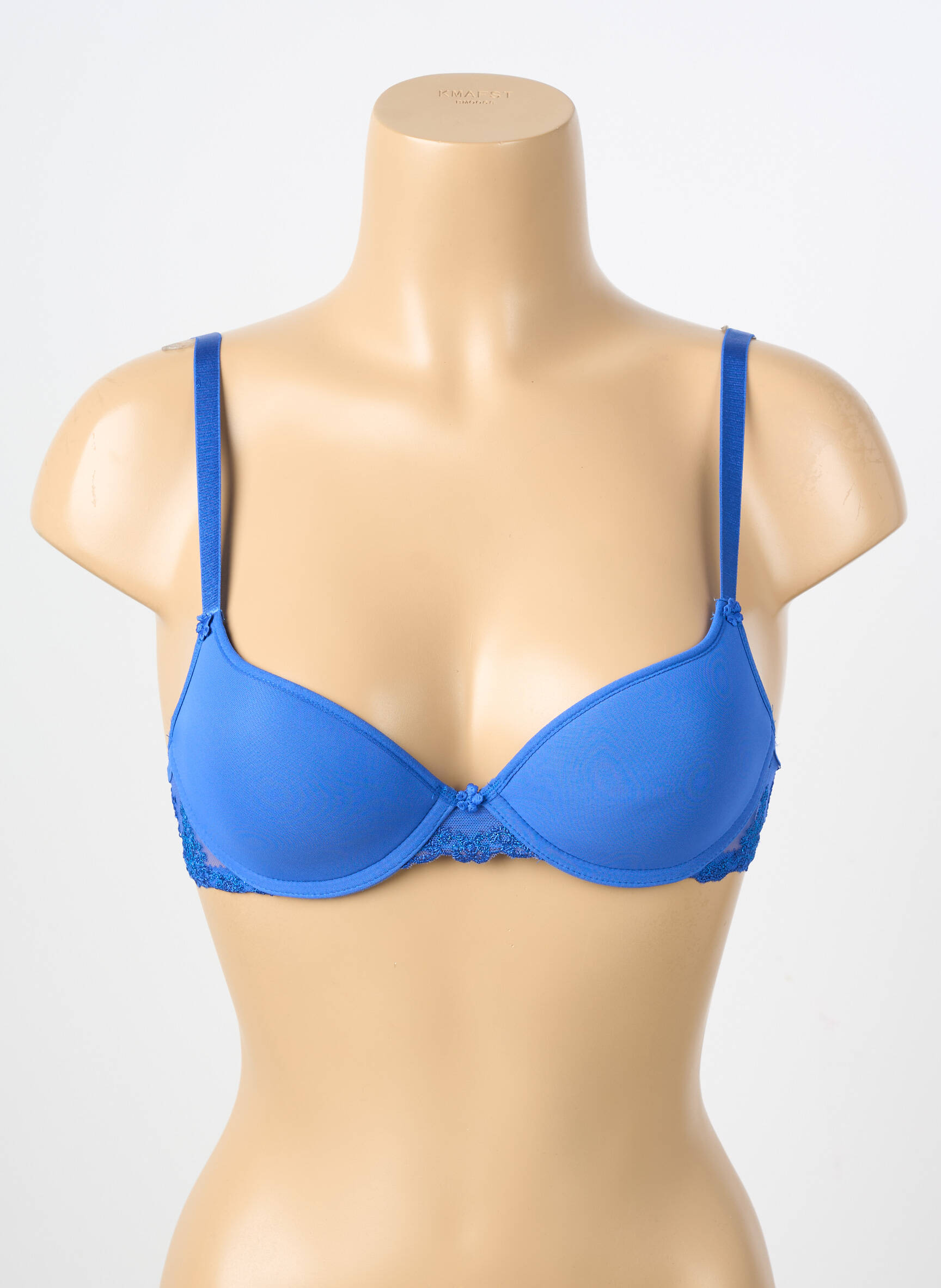 Sutien efect material satinat top sutien modelat albastru PASSIONATA femeie