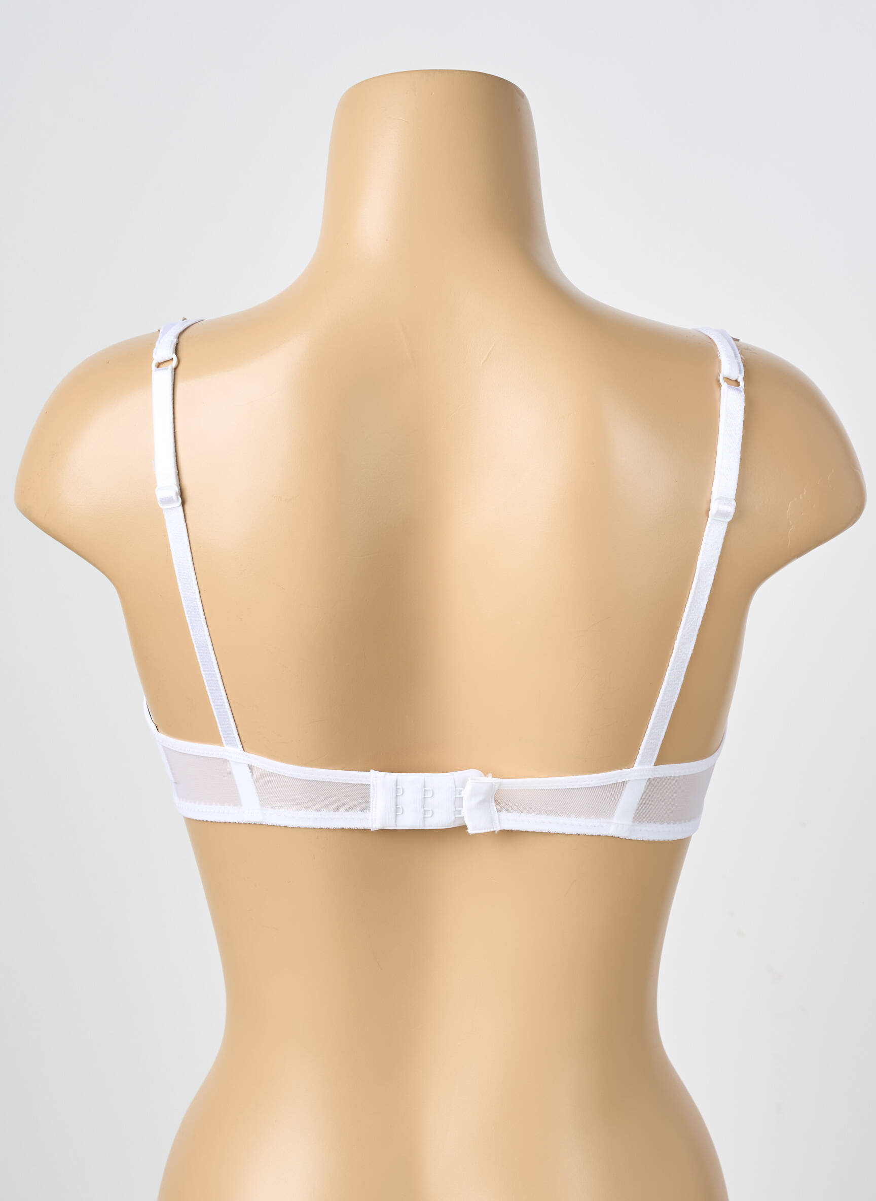 Sutien efect material satinat top sutien modelat alb PASSIONATA femeie
