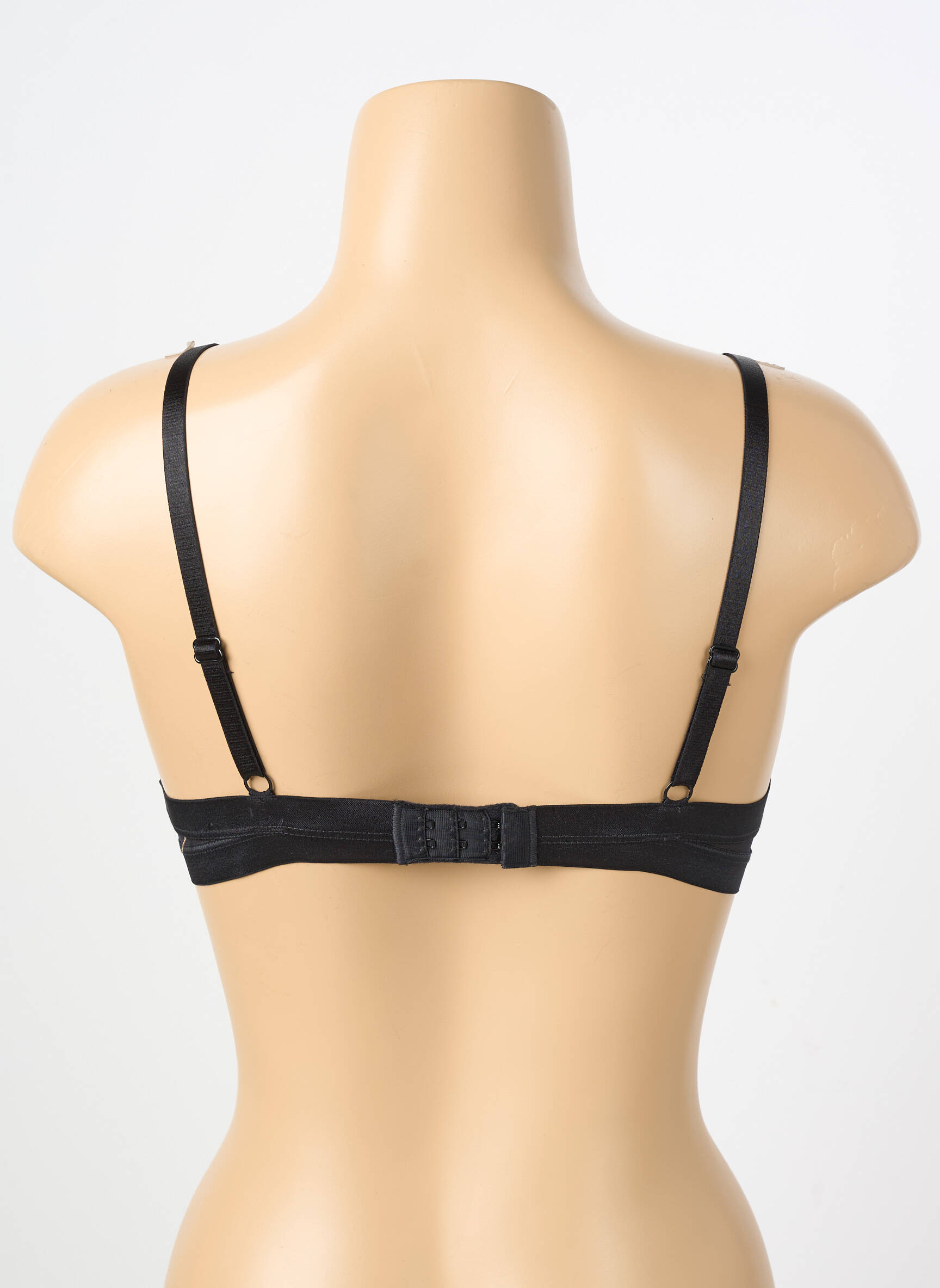 Sutien efect material satinat top sutien push-up negru PASSIONATA femeie