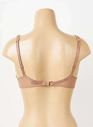 Sutien efect material satinat top sutien modelat maro IMPLICITE femeie
