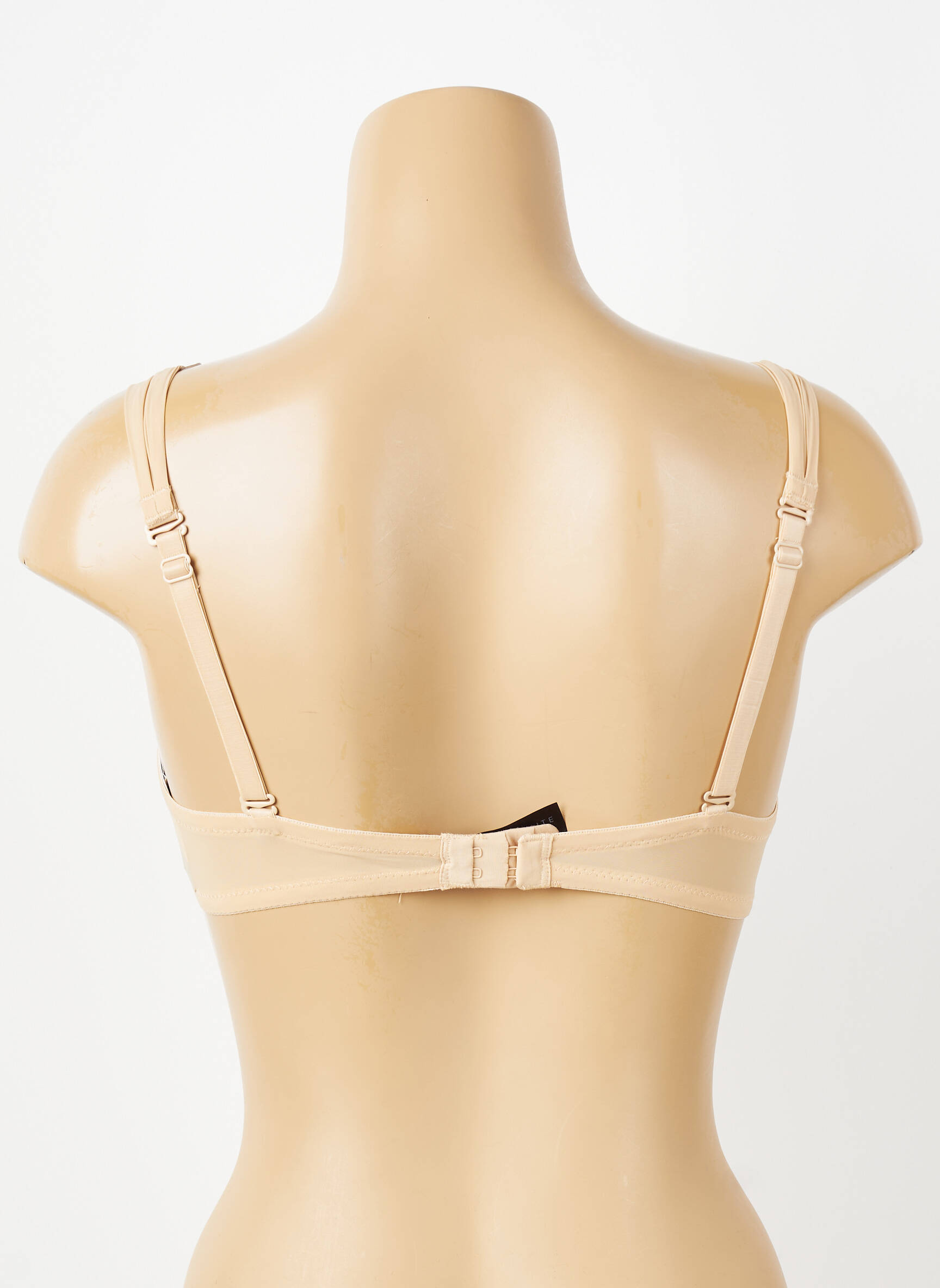 Sutien efect material satinat sutien balconet cu decolteu înalt culoare piersică IMPLICITE femeie