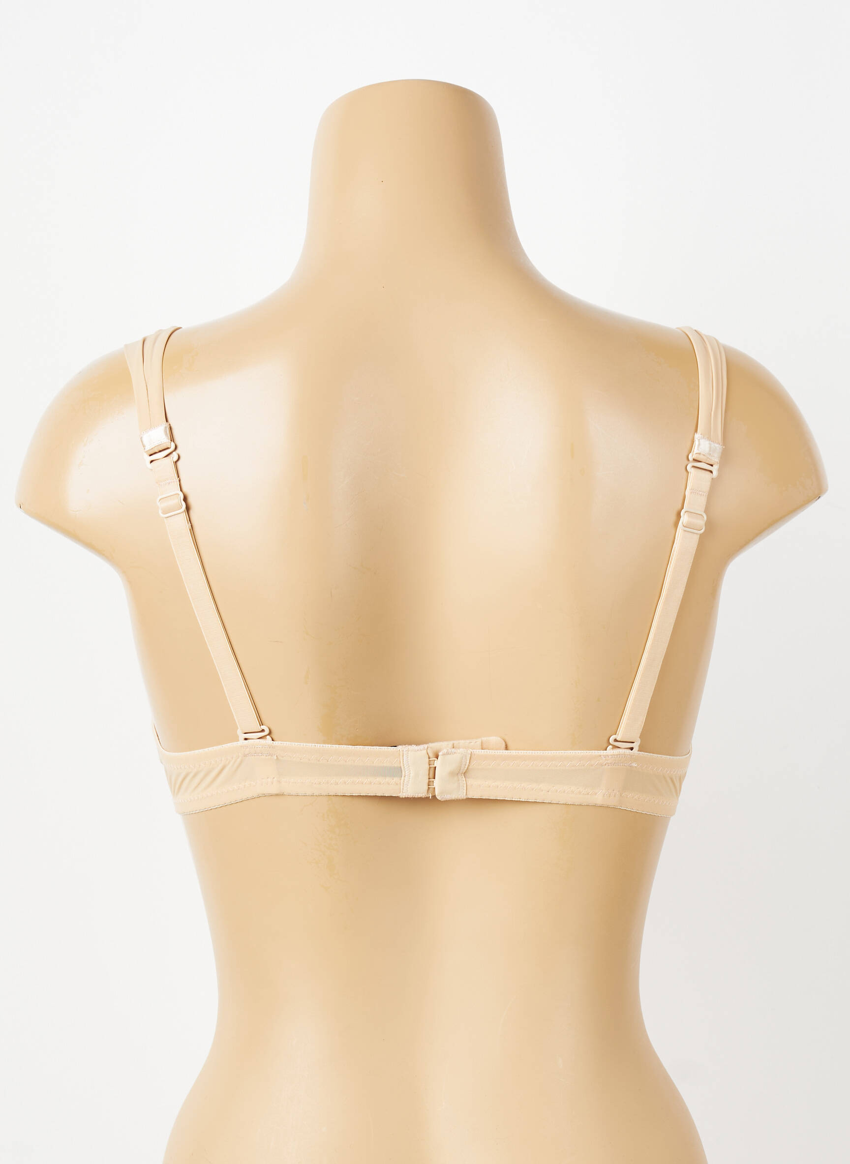 Sutien efect material satinat top sutien push-up culoare piersică IMPLICITE femeie