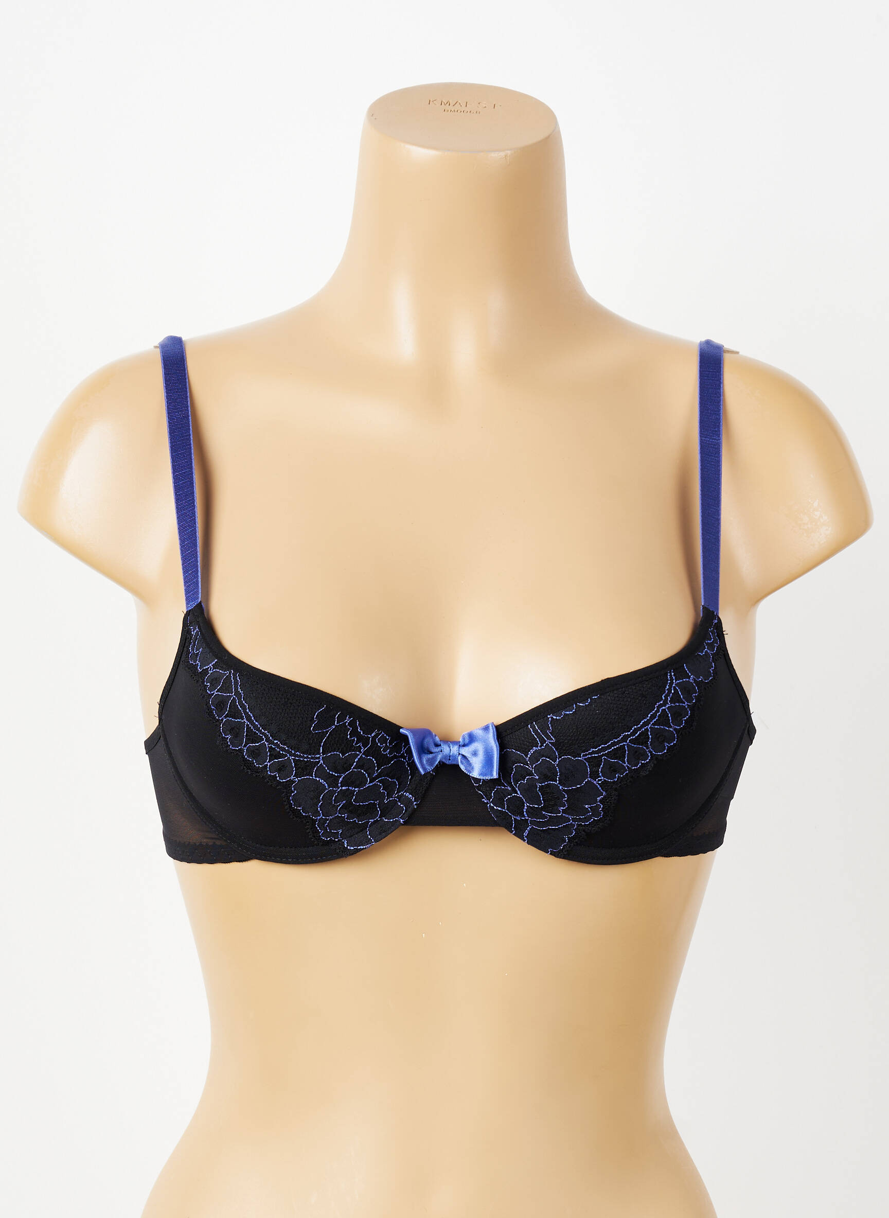 Sutien ușoară și transparentă top sutien modelat negru PASSIONATA femeie
