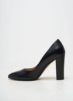 Pantofi cu toc material neted toc de 7 la 9 cm negru REBECCA BALDUCCI femeie