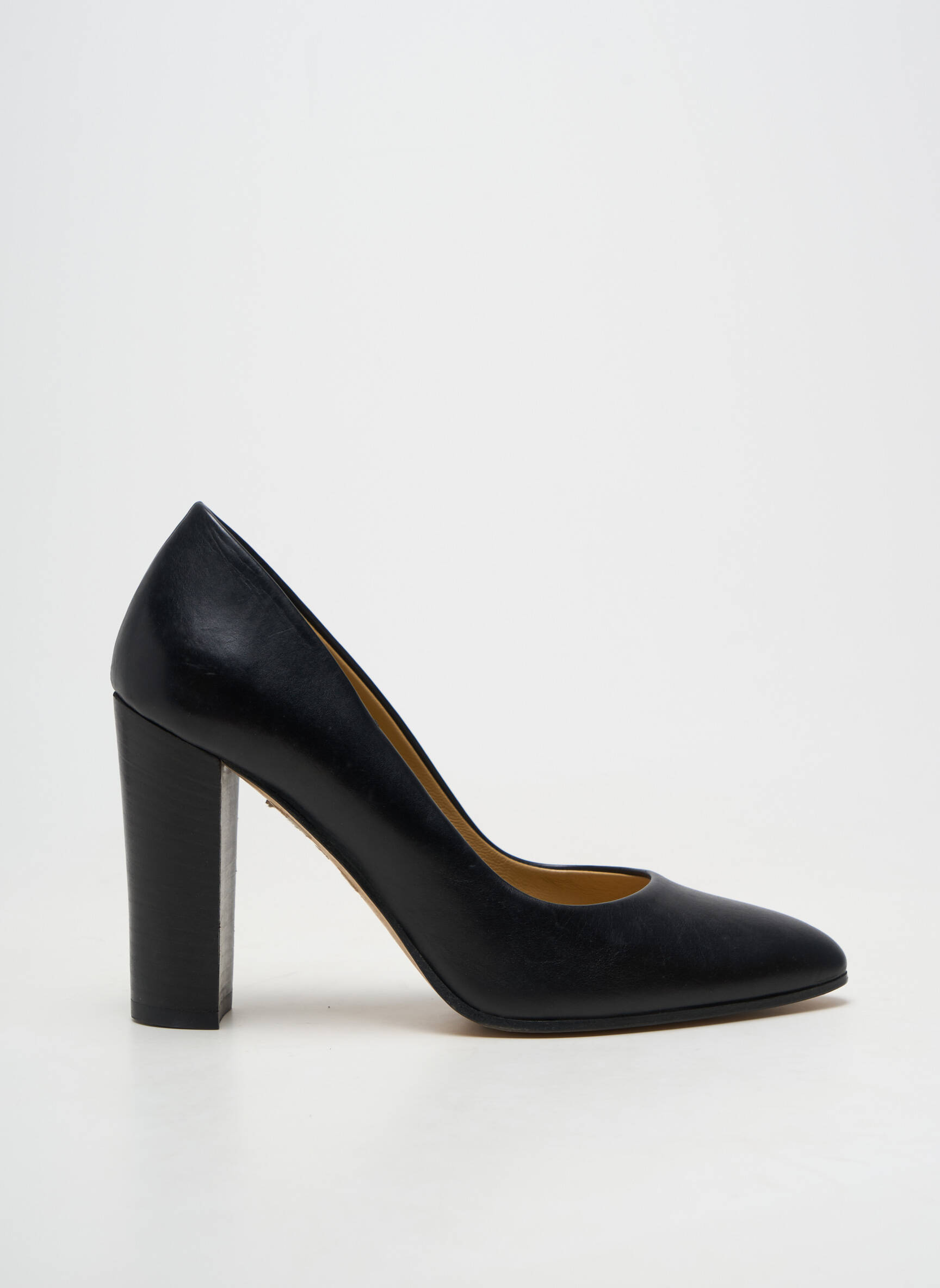 Pantofi cu toc material neted toc de 7 la 9 cm negru REBECCA BALDUCCI femeie