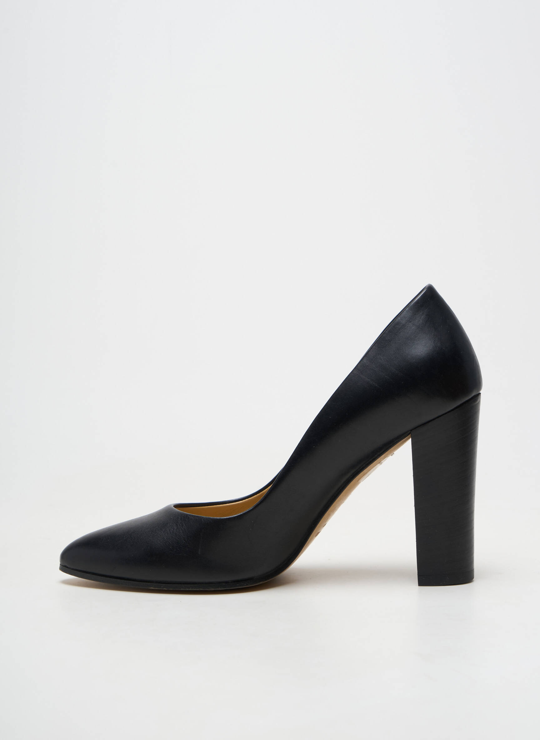 Pantofi cu toc material neted toc de 7 la 9 cm negru REBECCA BALDUCCI femeie