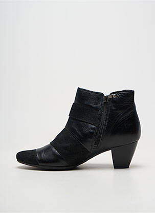 Botine/ghete material neted toc de 4 la 6 cm negru ARIMA femeie