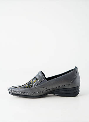 Mocasini material neted toc plat până la 3 cm negru ARIMA femeie