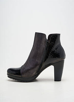Botine/ghete material neted toc de 7 la 9 cm negru JOSE SAENZ femeie