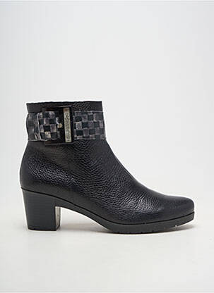 Botine/ghete material neted toc de 4 la 6 cm negru JOSE SAENZ femeie