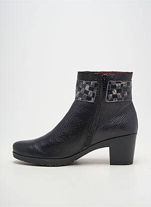 Botine/ghete material neted toc de 4 la 6 cm negru JOSE SAENZ femeie