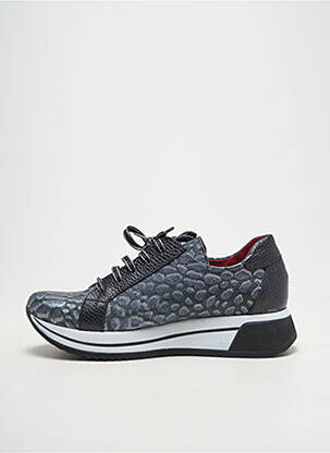Adidași material neted toc plat până la 3 cm negru JOSE SAENZ femeie