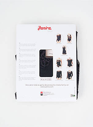 Body de lenjerie elasticitate negru JANIRA femeie