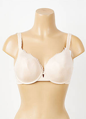 Sutien efect material satinat top sutien modelat roz SIMONE PERELE femeie