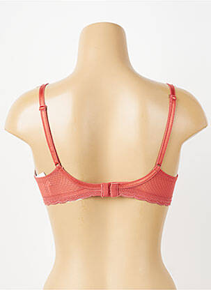 Sutien efect material satinat top sutien modelat portocalie CHANTELLE femeie