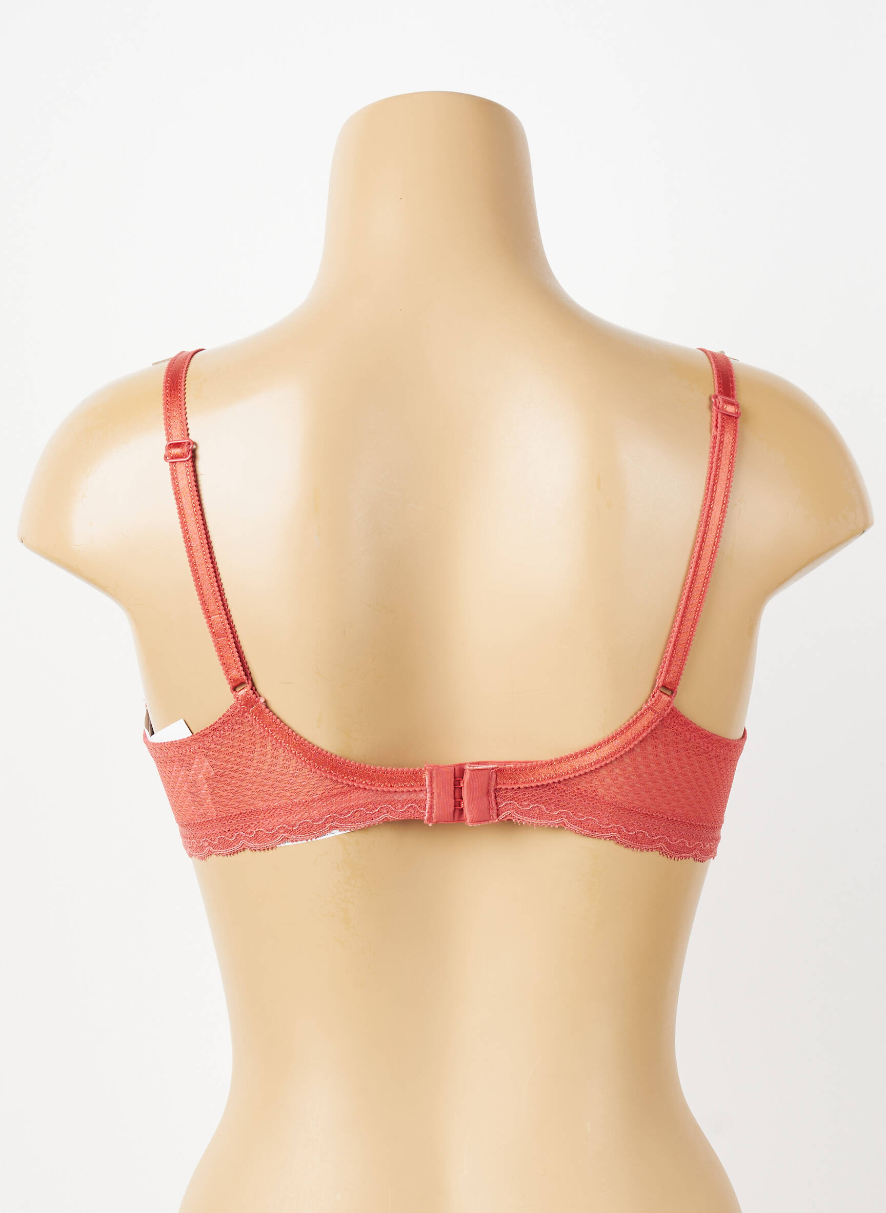 Sutien efect material satinat top sutien modelat portocalie CHANTELLE femeie