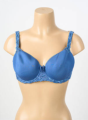 Sutien efect material satinat top sutien modelat albastru SIMONE PERELE femeie