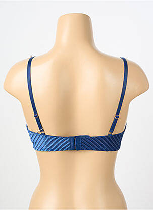 Sutien efect material satinat top sutien modelat albastru DORINA femeie