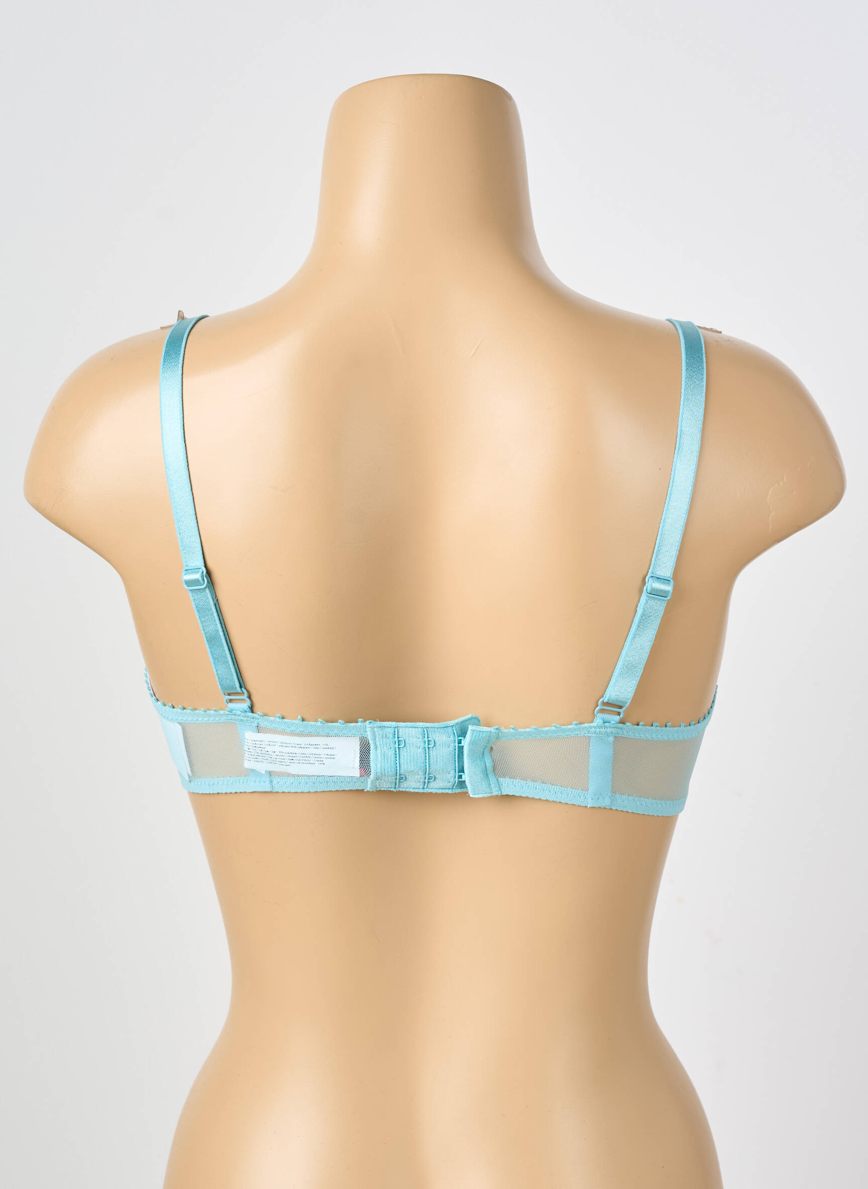 Sutien broderie top sutien modelat albastru PASSIONATA femeie