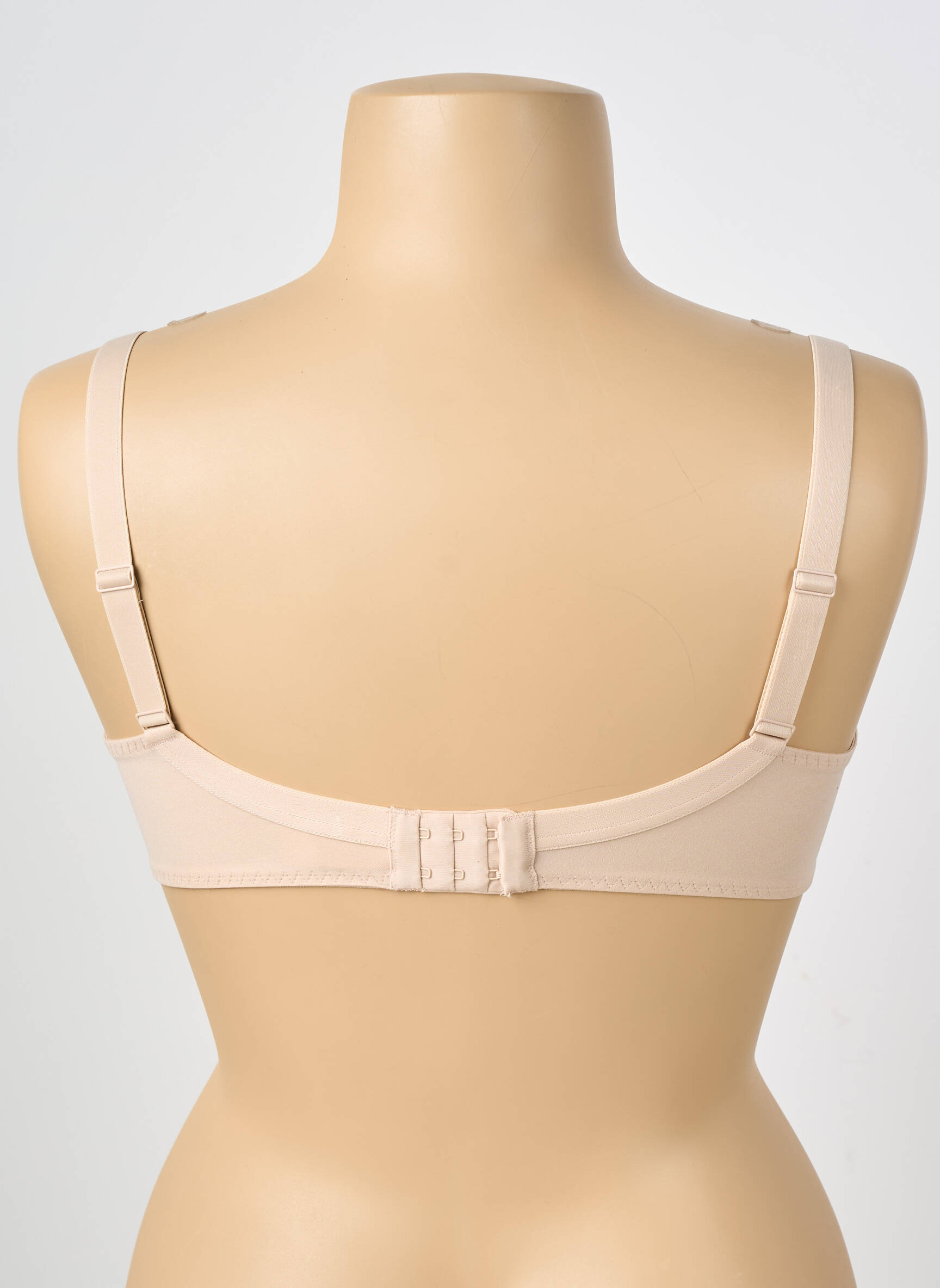 Sutien efect material satinat top sutien modelat culoare piersică SIMONE PERELE femeie