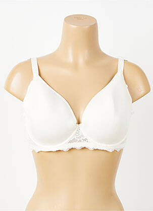 Sutien efect material satinat top sutien modelat bej SIMONE PERELE femeie