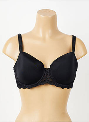 Sutien efect material satinat top sutien modelat negru SIMONE PERELE femeie
