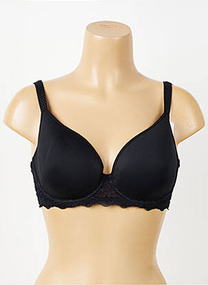 Sutien efect material satinat top sutien modelat negru SIMONE PERELE femeie