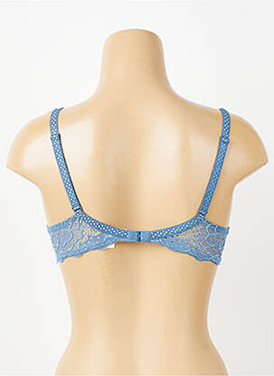 Sutien efect material satinat top sutien modelat albastru SIMONE PERELE femeie