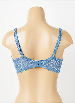 Sutien efect material satinat top sutien modelat albastru SIMONE PERELE femeie