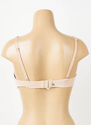 Sutien efect material satinat sutien balconet cu decolteu înalt roz SIMONE PERELE femeie