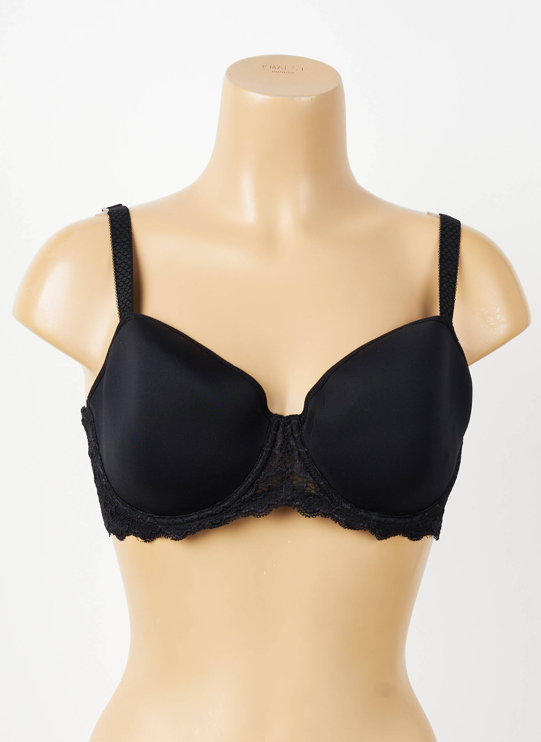 Sutien efect material satinat top sutien modelat negru SIMONE PERELE femeie