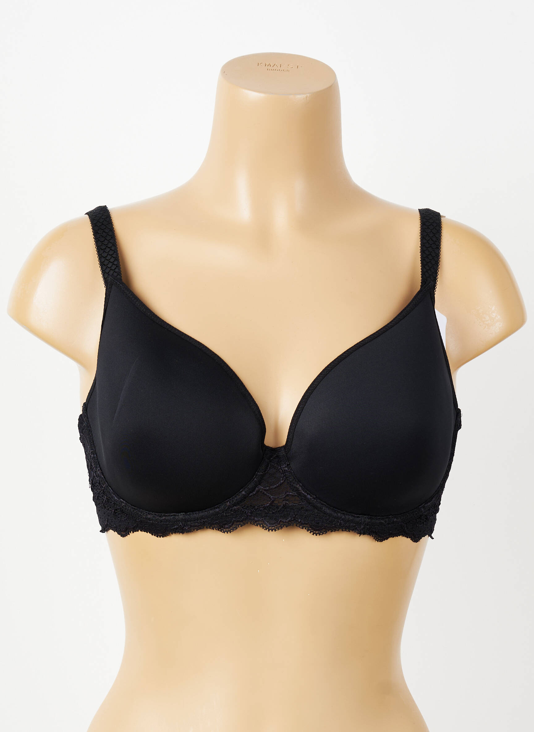 Sutien efect material satinat top sutien modelat negru SIMONE PERELE femeie