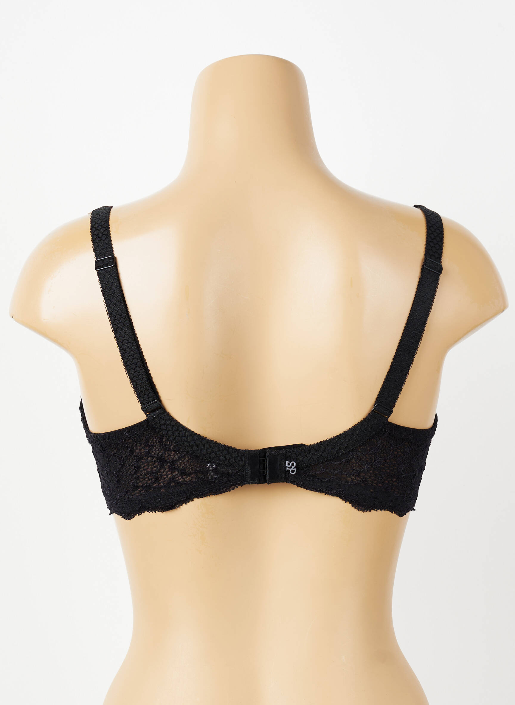 Sutien efect material satinat top sutien modelat negru SIMONE PERELE femeie