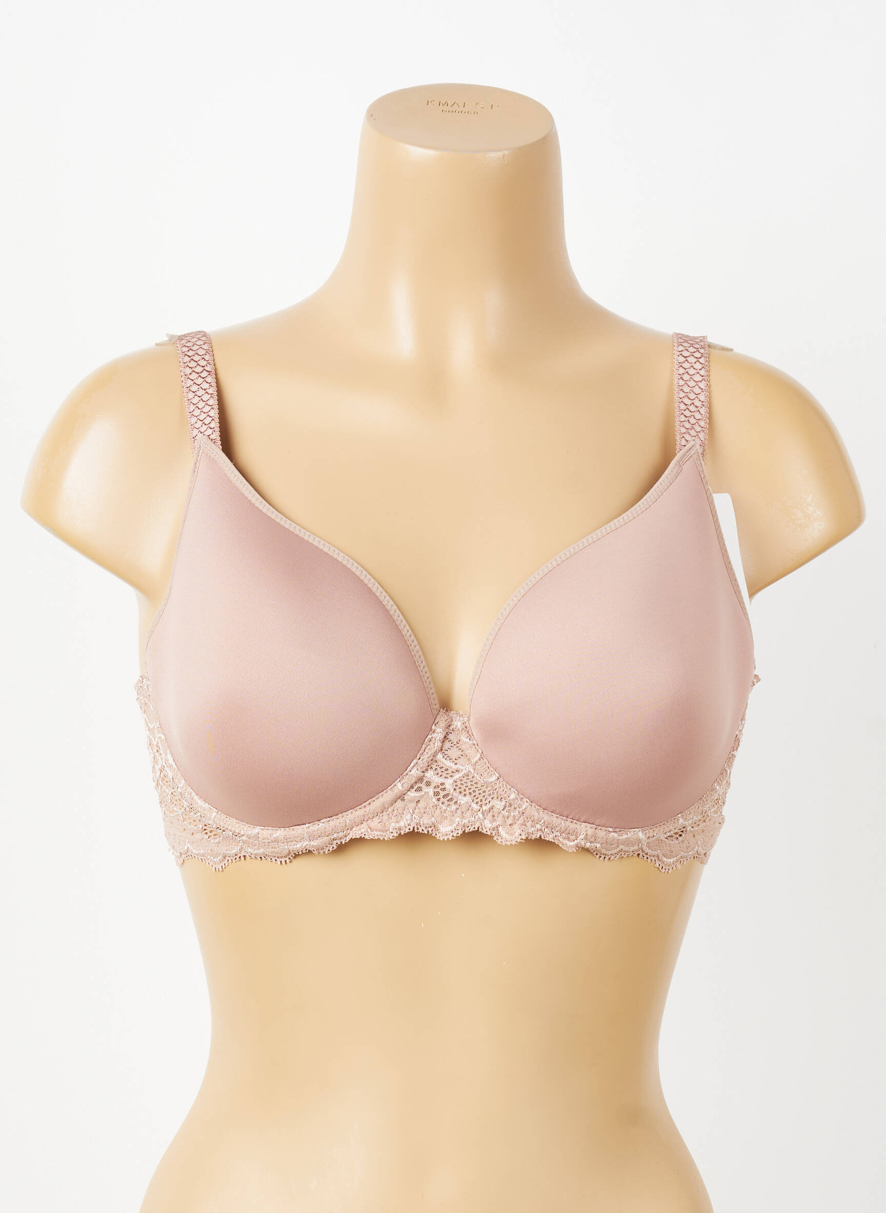 Sutien efect material satinat top sutien modelat roz SIMONE PERELE femeie