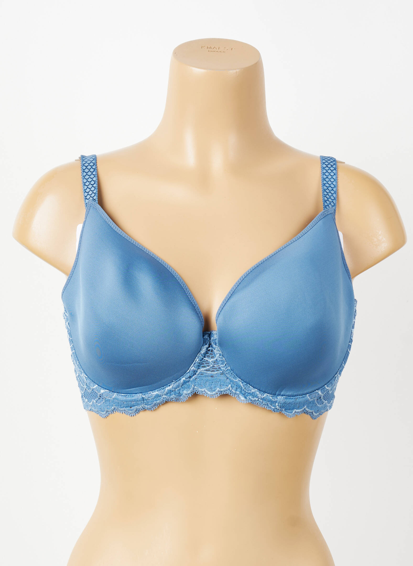 Sutien efect material satinat top sutien modelat albastru SIMONE PERELE femeie